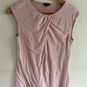Talbots Light Pink Sleeveless Crewneck Tank Top, Small.